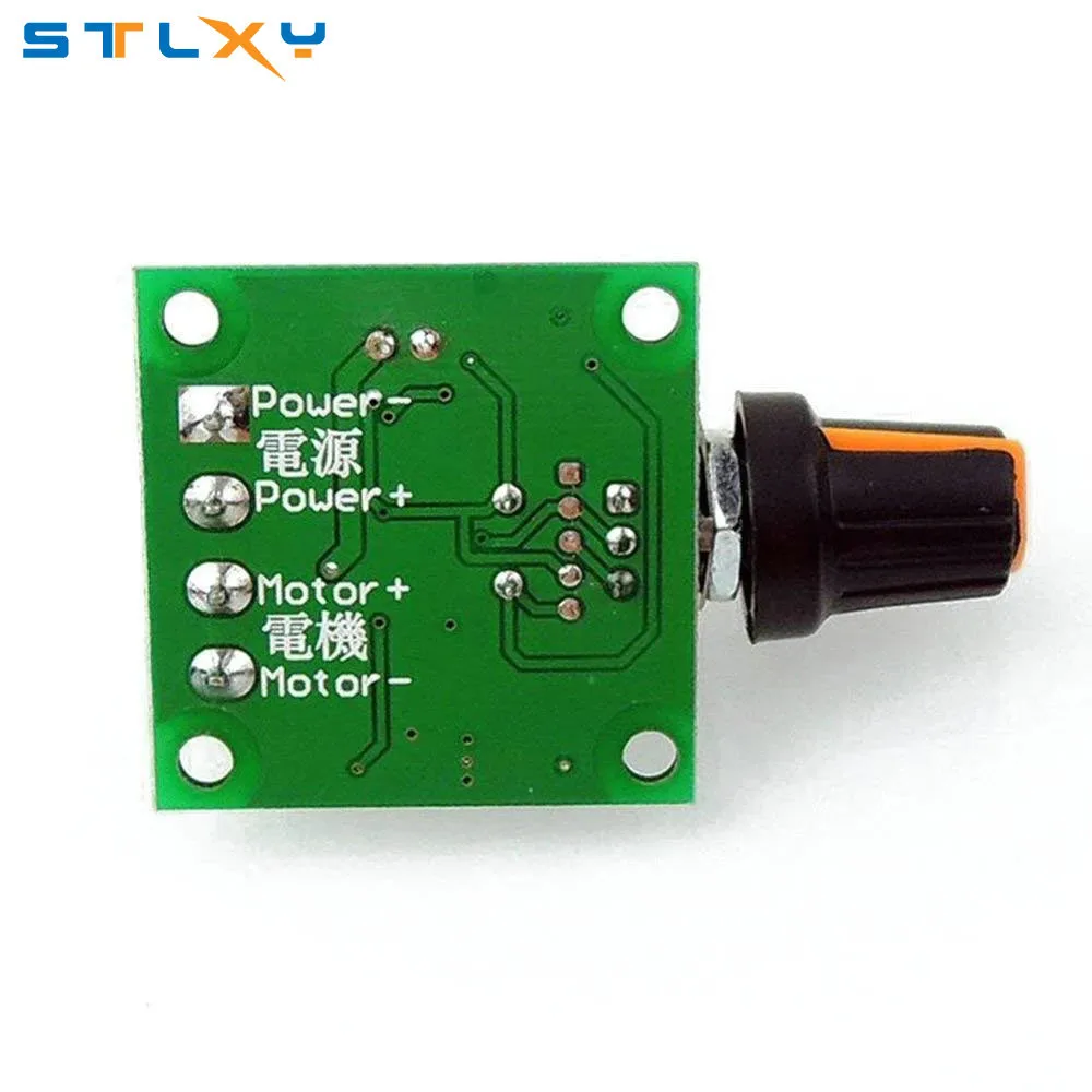 DC 1.8V 3V 5V 6V 12V 2A PWM Motor Speed Controller Low Voltage Motor Speed Controller PWM 0~ Adjustable Drive Module
