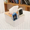 1 Multi-Functional Tissue Storage Box Remote Control Stand Bedside Tissue Holder 4