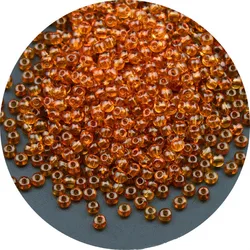Vibrant Oling Transparent Glass Seed Beads for DIY Jewelry and Accessories (Coffee 12)
