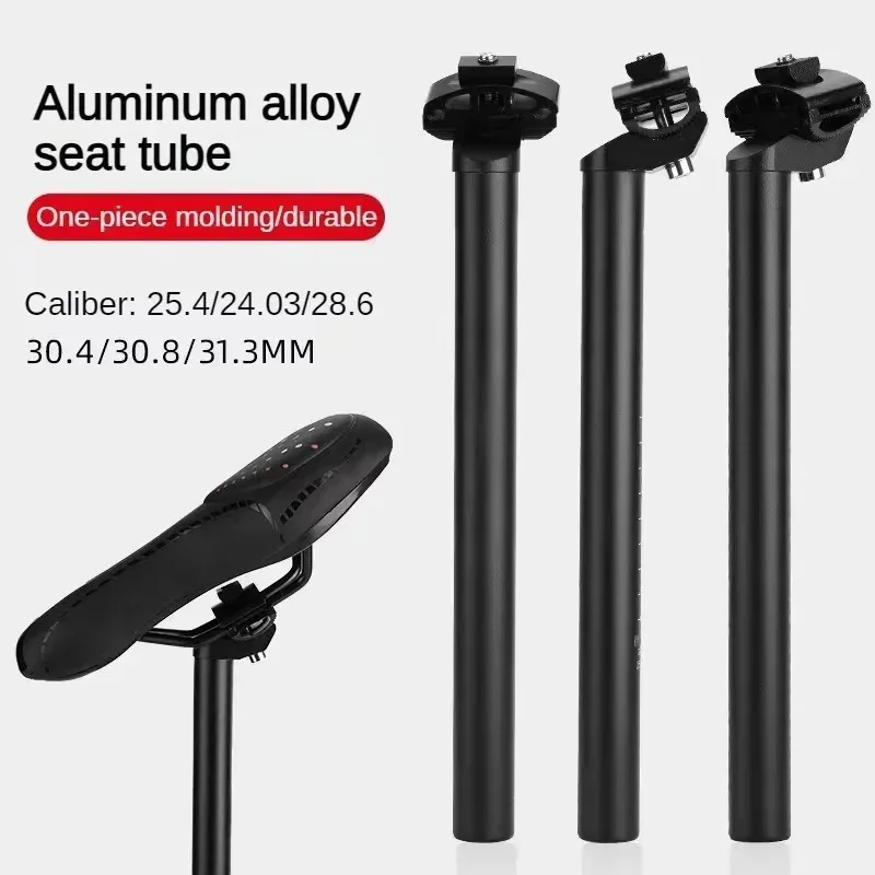 Reggisella In Alluminio Per Bici Da Strada E MTB – Tubo Sella Allungato 350/450 Mm – Leggero E Resistente, Ricambio In Diverse Misure (25.4/27.2/28.6/30.4/30.8/31.6 Mm)