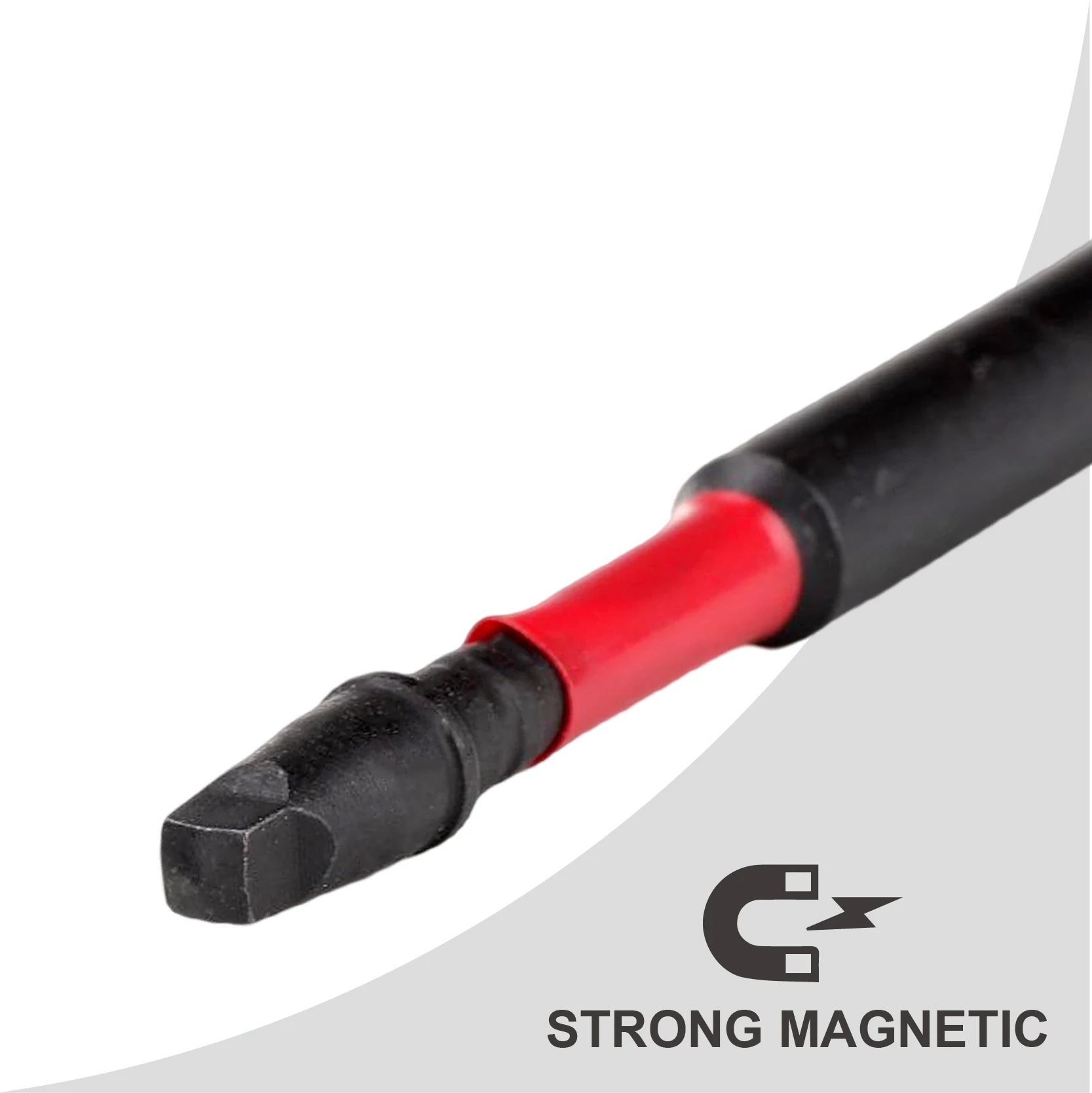 Magnetic Screwdriver Bits Magnetic Screwdriver Bit Set Screwdriver Bit GEINXURN Impact Tough #2 Square 2 in. Power Driver Bits S2 Alloy Steel Magnetic SQ2 Screwdriver Bits Set