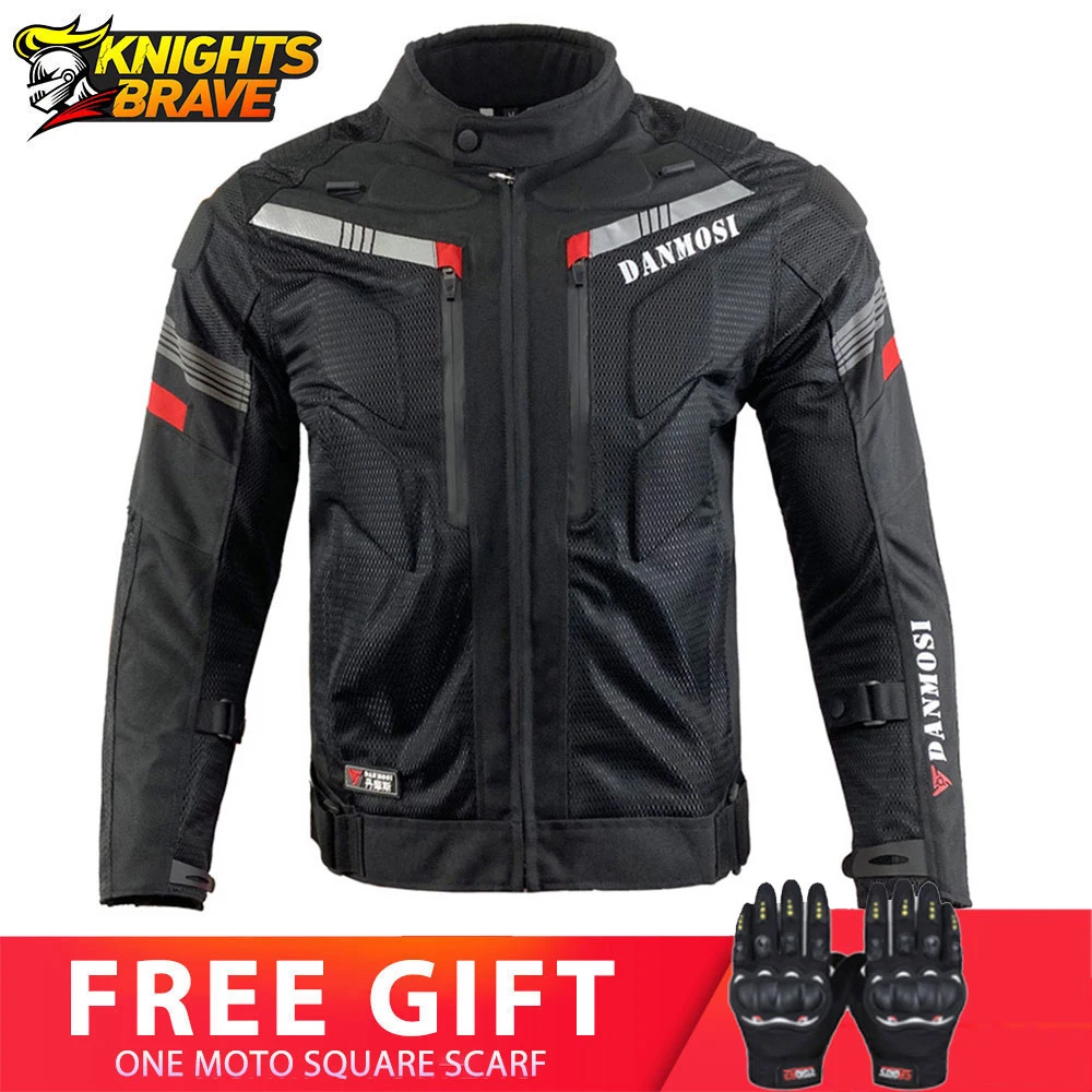 

DANMOSI Waterproof Motorcycle Jacket Men Moto Motocross Jacket Motorbike Riding Jacket Clothing Chaqueta Moto Protective Gear