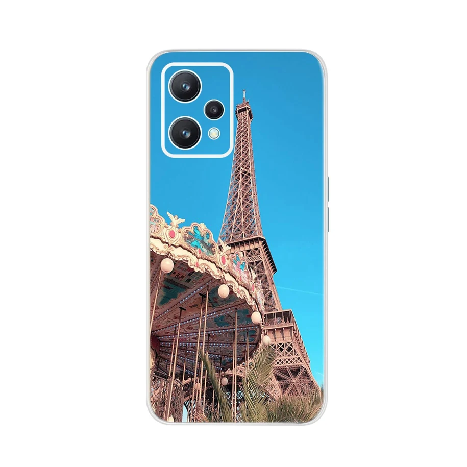 For Realme 9i 2022 Case Fashion Pattern TPU Bumper Shockproof Cover For Realme 9 Pro RMX3471 9 i Realme9i RMX3491 Soft Funda Bag iphone pouch Cases & Covers