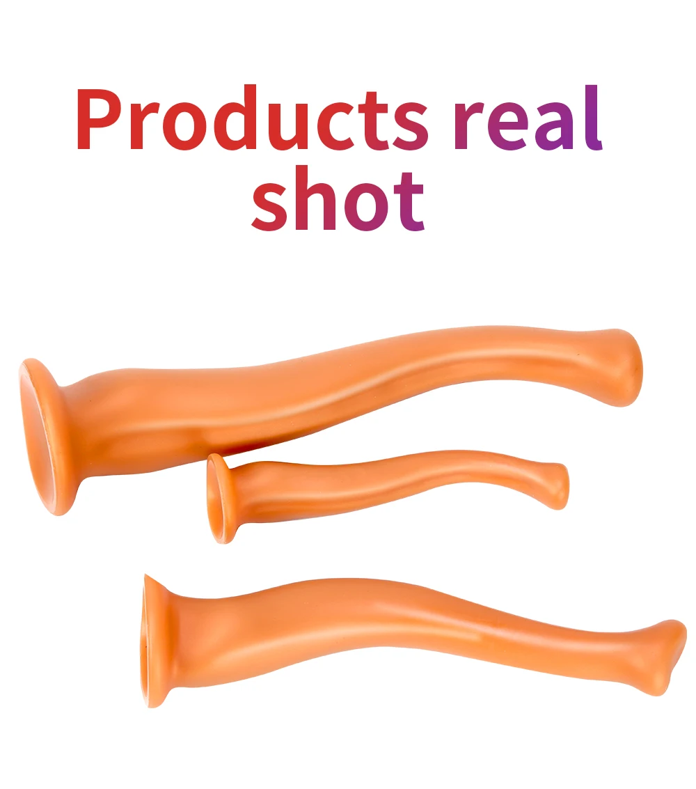 Realistic Long Anal Dildo Buttplug For Men And Women_voghion.com