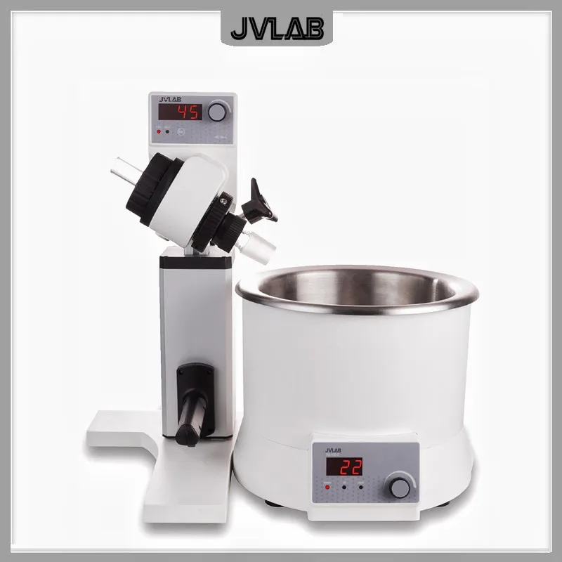 Rotary Evaporator With Set Of Glassware Vertical 1000mL& Heating Bath 5L Laboratory Distiller Machine Condenser(1200cm2) RE100-S