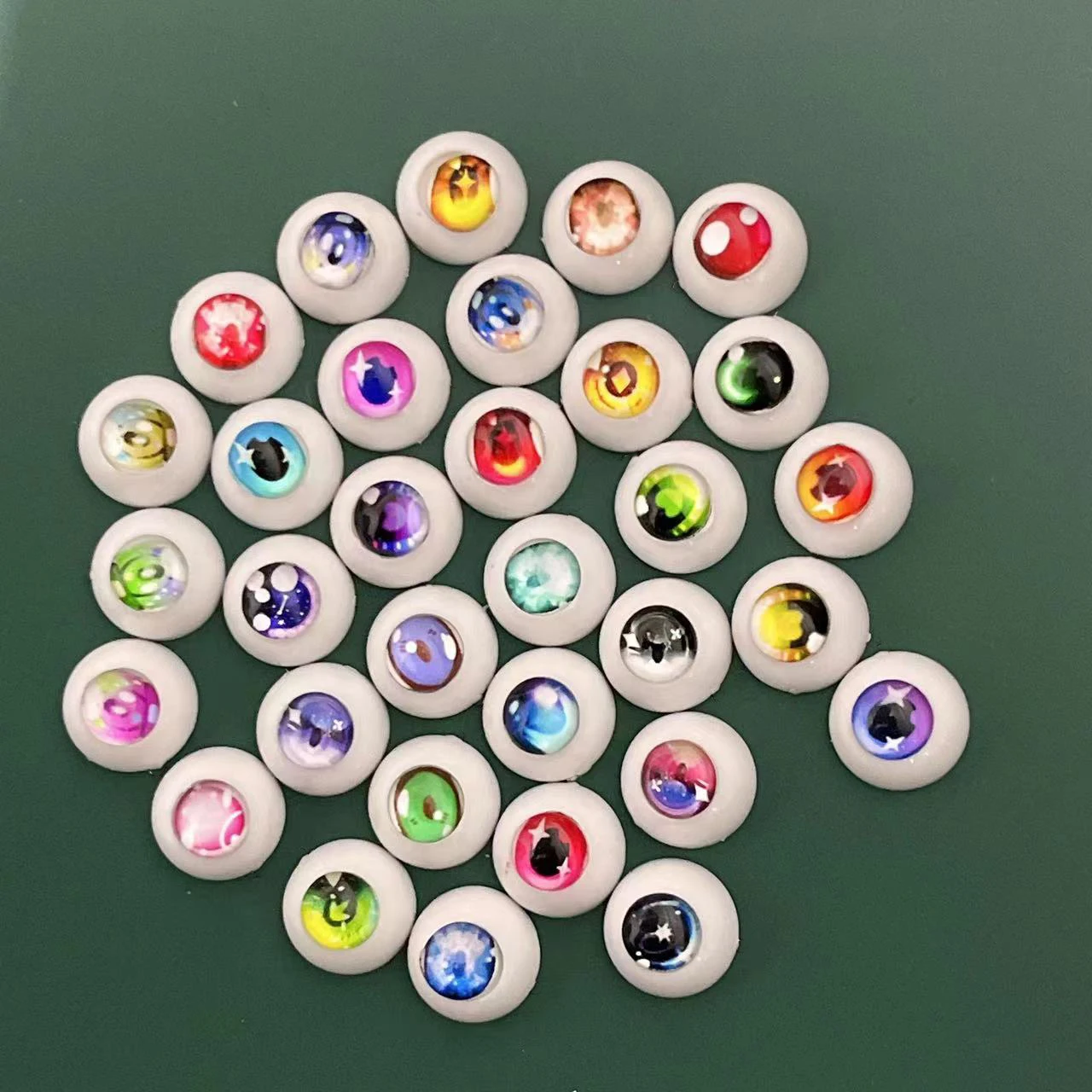 12mm/14mm 2 Pair Cartoon Eyeball DIY Toy Eye Plush Animal Eye Accessories Doll Eyeball BJD Eyes