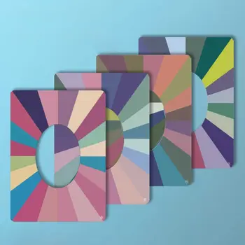 Spring Summer Autumn Winter Skin Color Self Test Card Sample Designer Paint Cold Warm Color Cards Personal Cardboard 1