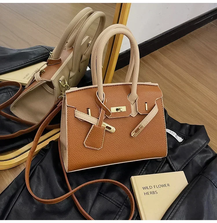 حقيبة يد زفاف فاخرة 2025 بنقشة الليتشي