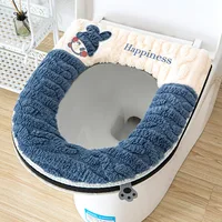 Autumn Winter home toilet seat covers warmer WC cushion closestool case sets pad universal thickening warm soft potty Cape mat 1
