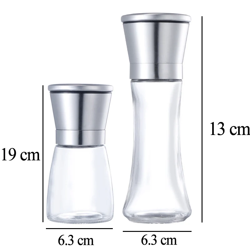 Stainless Steel Spice Salt and Pepper Grinder Kitchen Accessory 1PCS