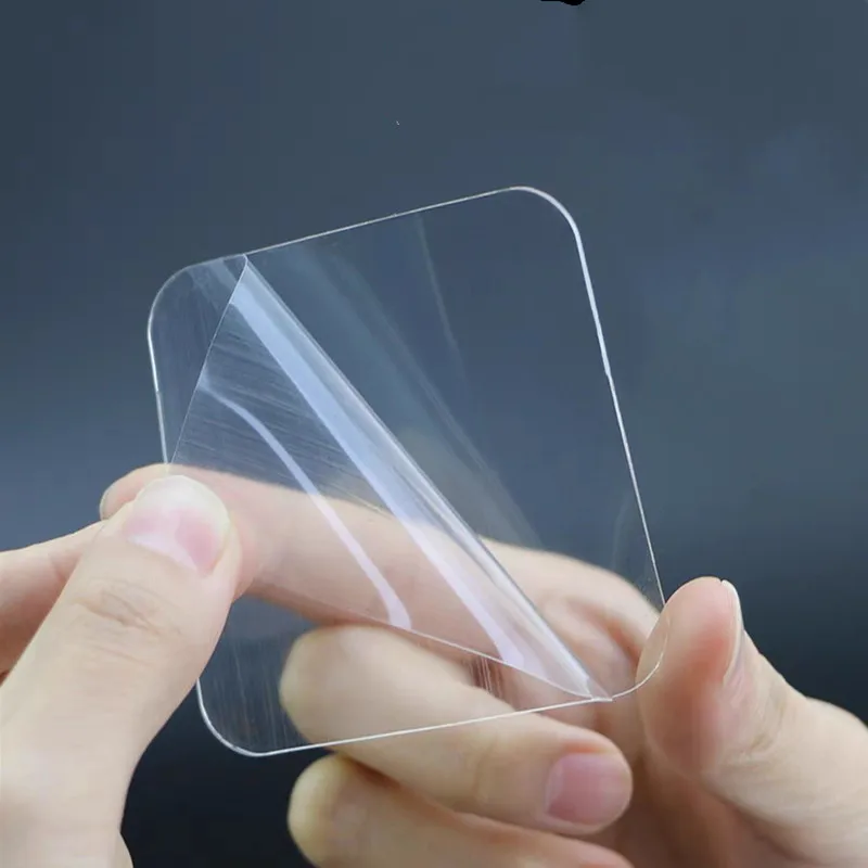 Super Sticky Gel Di Silice Gripping Pad Antiscivolo Riciclato Riutilizzabile Universale Antiscivolo Mat Auto Accessori Interni Supporto Del Telefono