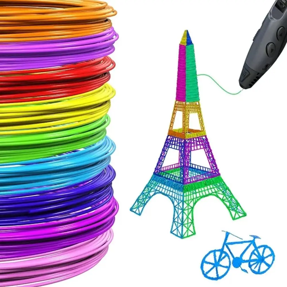 3D 프린터용 PLA 필라멘트, 친환경 재료, Q5W3, 20 색, 1.75mm, 3 미터