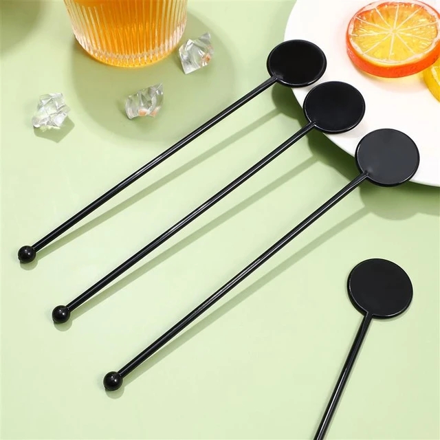 4 Pieces Swizzle Sticks Coffee Stirrers Cocktail Stirrer Stainless Steel  Coffee Beverage Stirrers Stir Cocktail Drink Swizzle Stick with Heart Shape