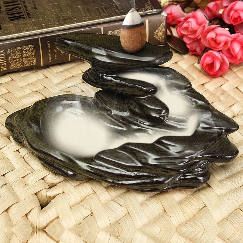 السيراميك الفن ارتجاعي مبخرة مبخرة حامل البخور فرن...