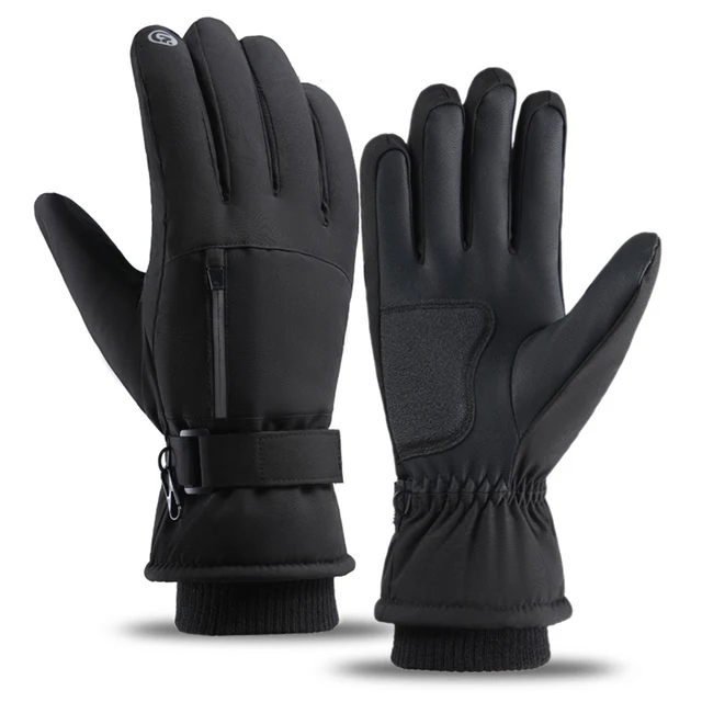 Ski Gloves Waterproof For Men Women, Warm Winter Touchscreen Gloves