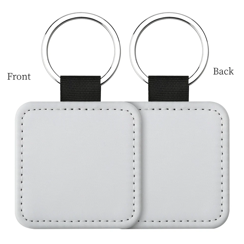 Hicarer Lot De 60/15 Porte-clés Vierges Par Sublimation - Lanière