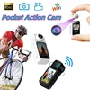 1080P Mini Pocket Action Camera Wifi 180° Rotatable Lens 1.47 IPS Screen Portable Outdoor Sports IP Thumb Digital Video Recorder 1