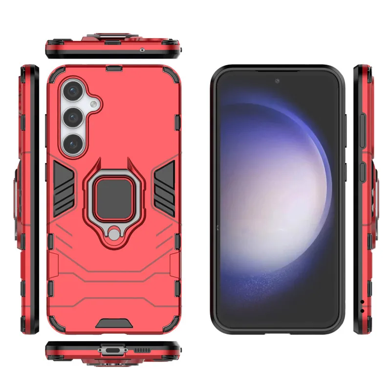 Shockproof Phone Case For Samsung Galaxy S23 Fe With Ring Stand_voghion.com