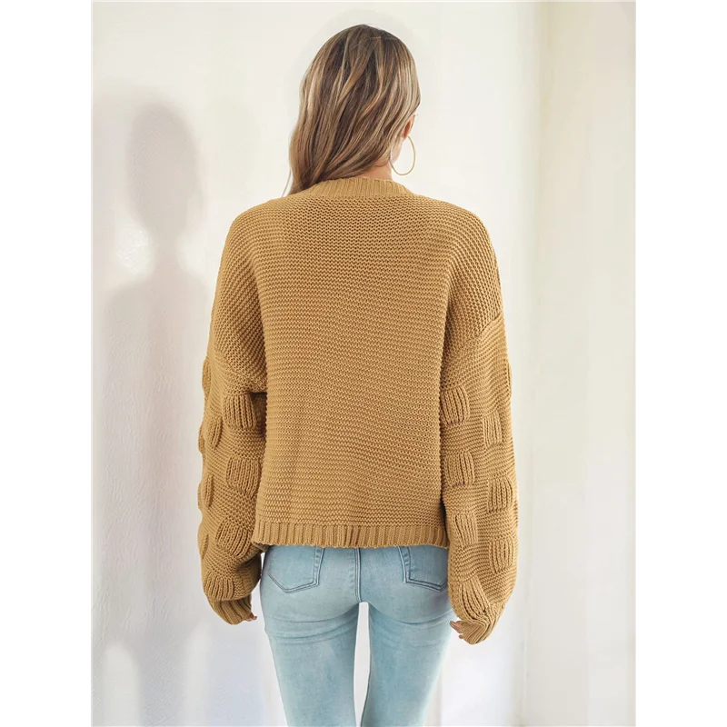 여성 패션- 캐주얼 오버사이즈 스웨터 오픈 프론트 배트윙 롱 슬리브 청키 니트 가디건 아우터웨어 코트