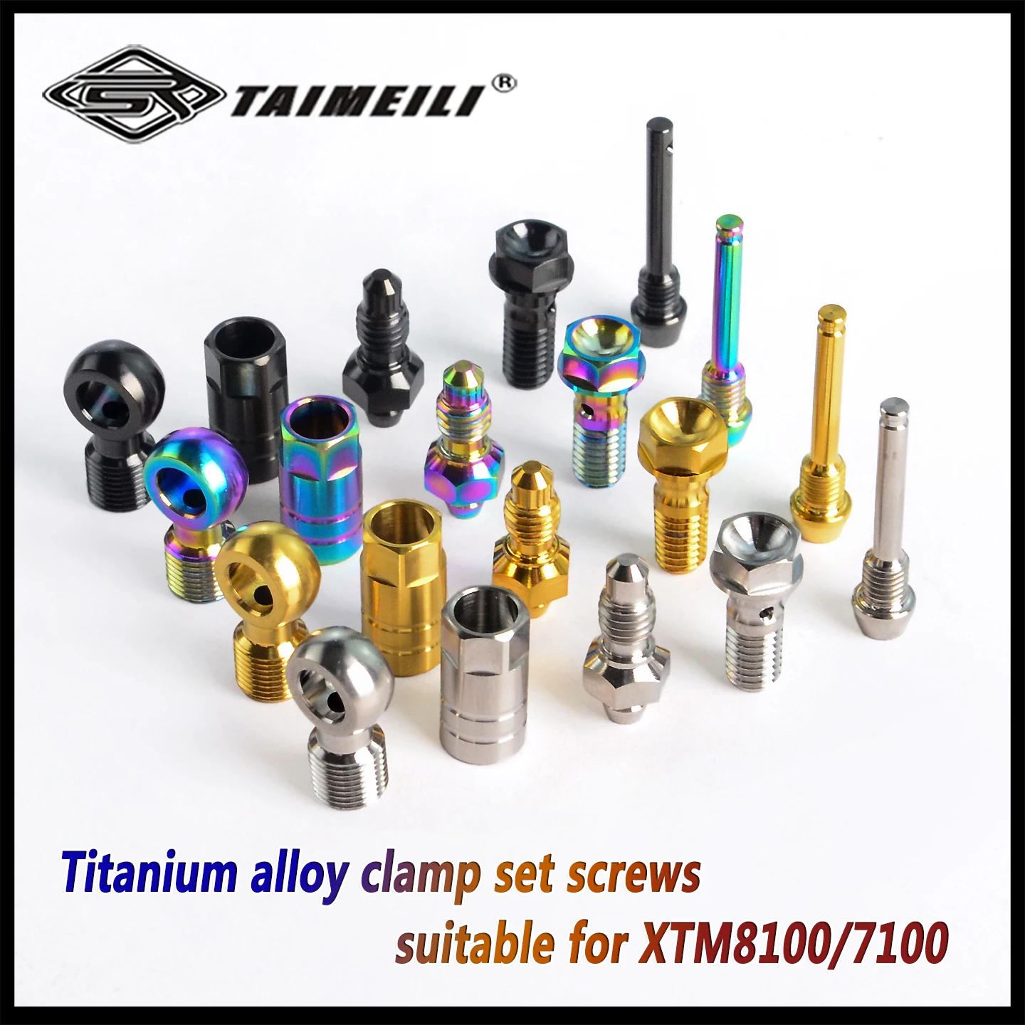 TAIMEILI 티타늄 합금 클램프 세트 나사 XTM8100/7100에 적합 5개/..