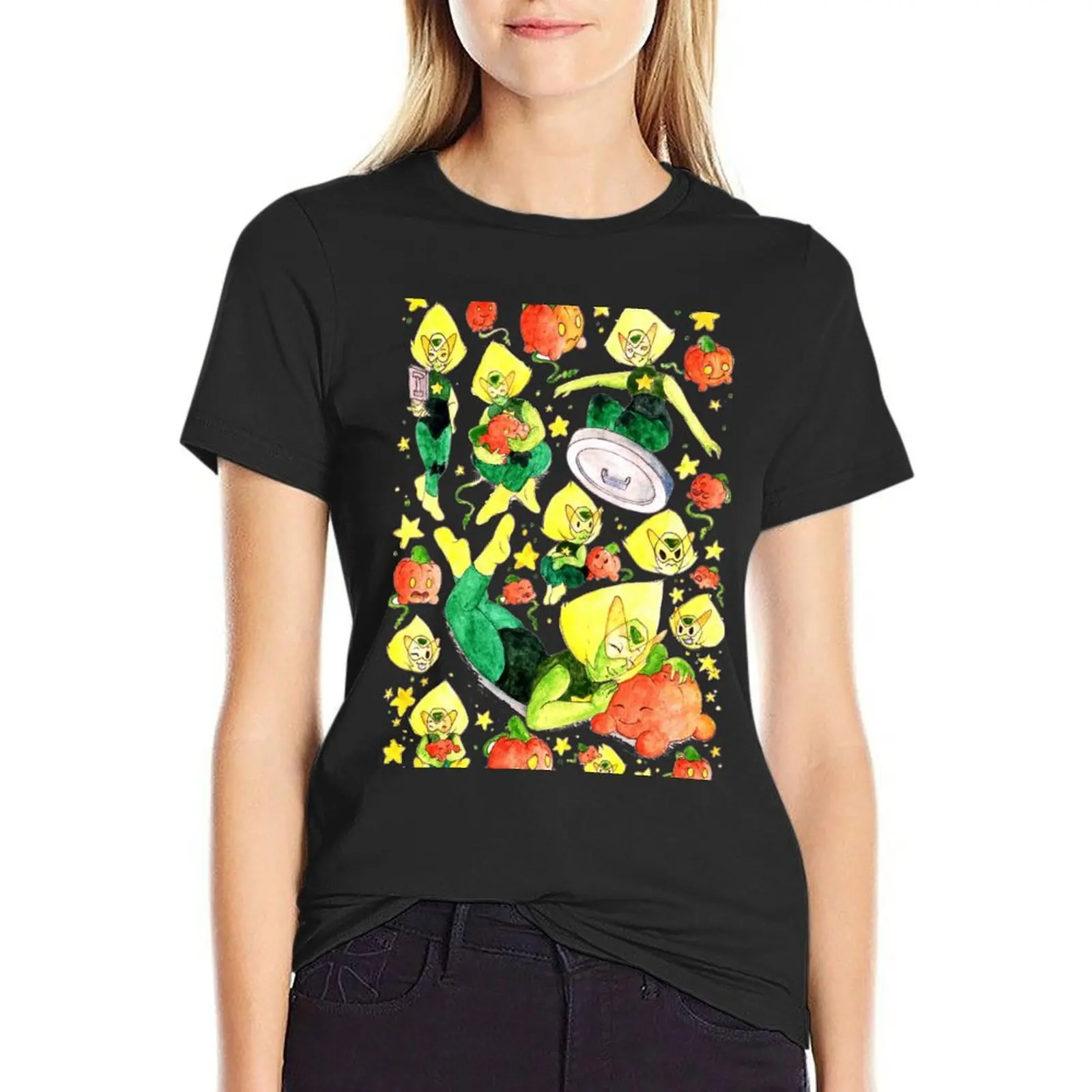 

Peridot3 T-shirt tops female t-shirt dress for Women long