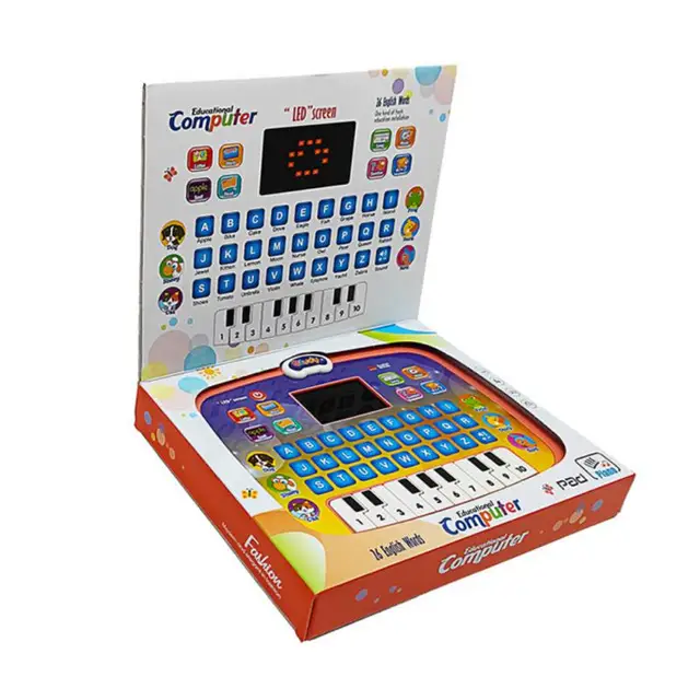 Children Early Education Toy Led English Learning Machine Alphabet Spelling Reader English Tablet Reading Machine For Kids Gift 4