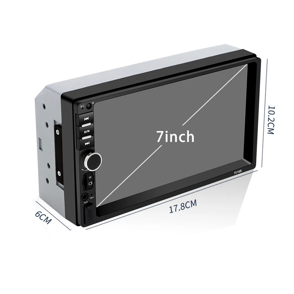 Car Multimedia Player 7018 2 din Car Radio 7" HD Autoradio Touch Screen Auto audio Stereo MP5 Bluetooth USB FM Camera