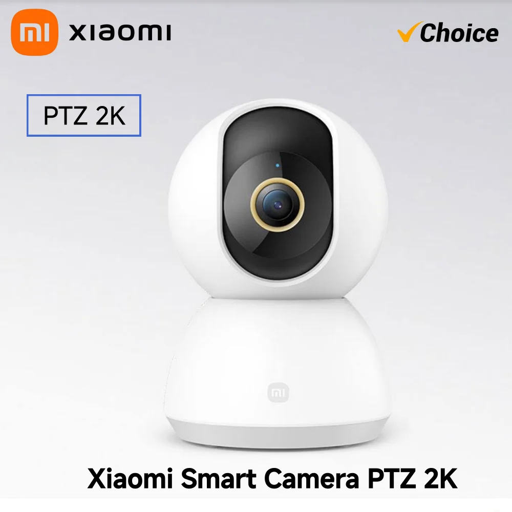 Xiaomi Camera 2K PTZ Mi Smart Home Security Camera 2K 1296P 3MP 360degree AI Human Detection Night Vision Webcam Chinese Version 1