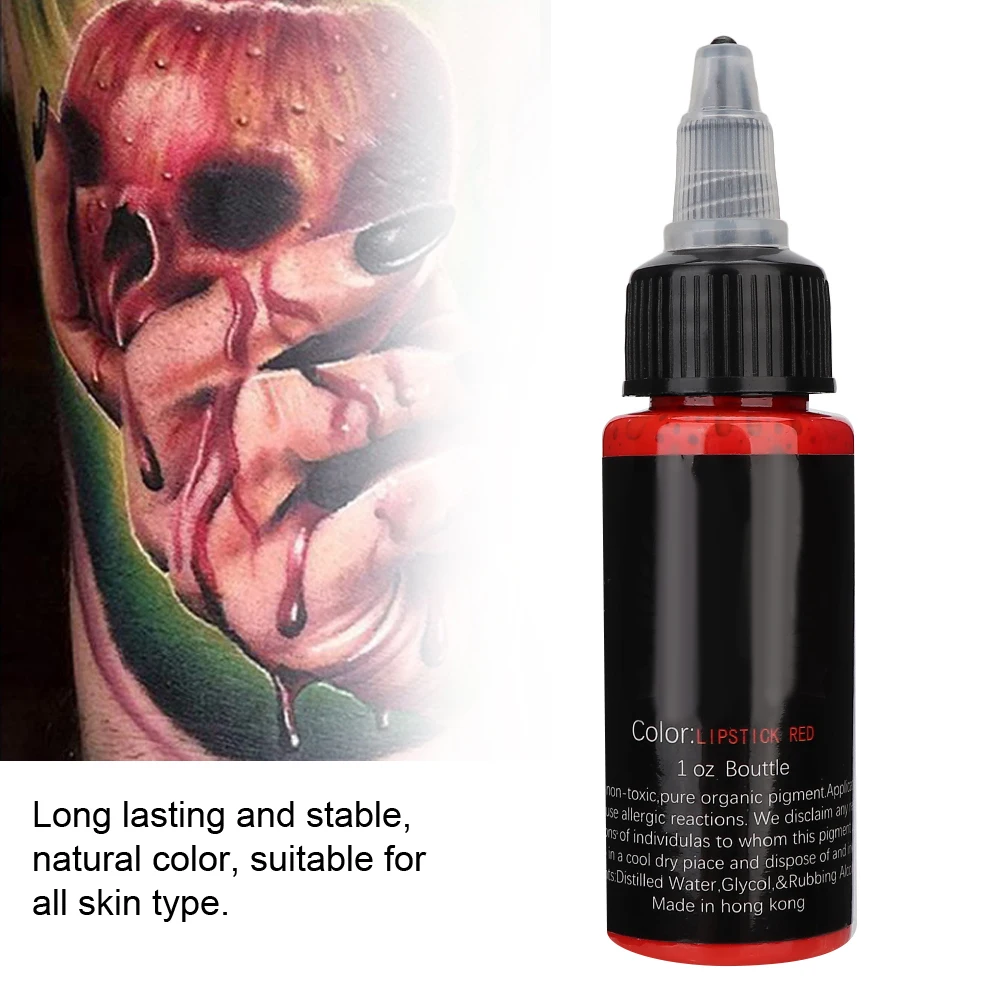 30ml/Bottle Professional Natural Plant Extract Semi-Permanent Tattoo Microblading Pigment Ink Long Lasting Tattoo Accessory Tool