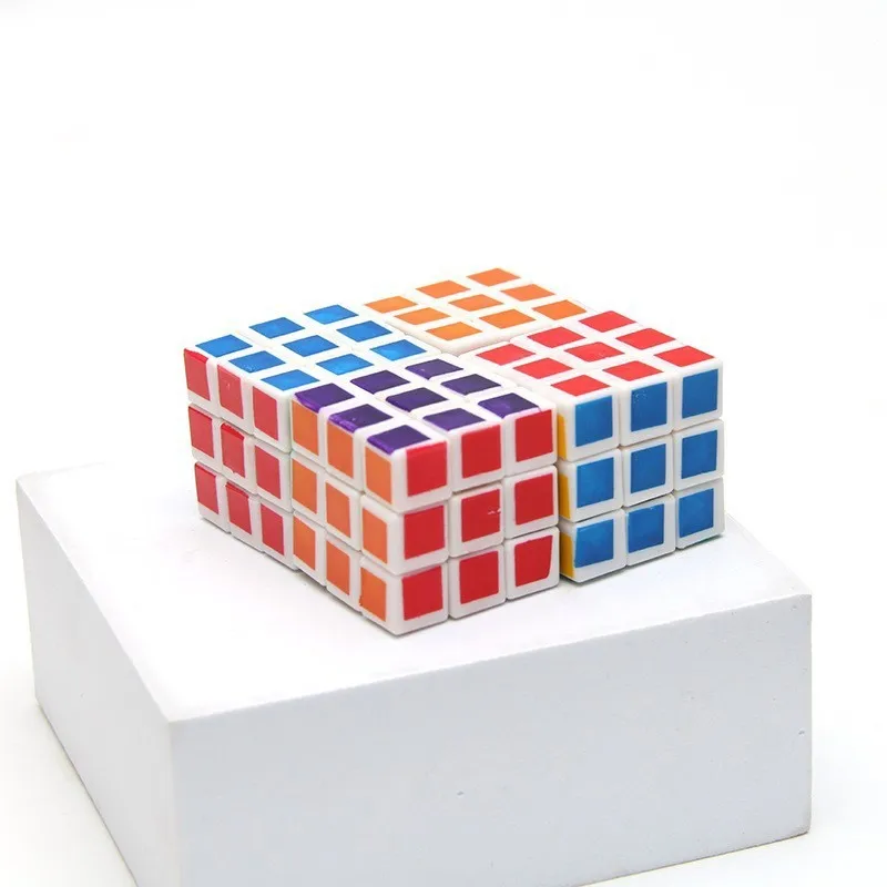 3개입 3CM 미니 큐브 퍼즐 3x3x3 재미있는 파티 선물 어린이 학교 보상 교실 상품 생일, 부활절, 크리스마스에 딱 좋아요