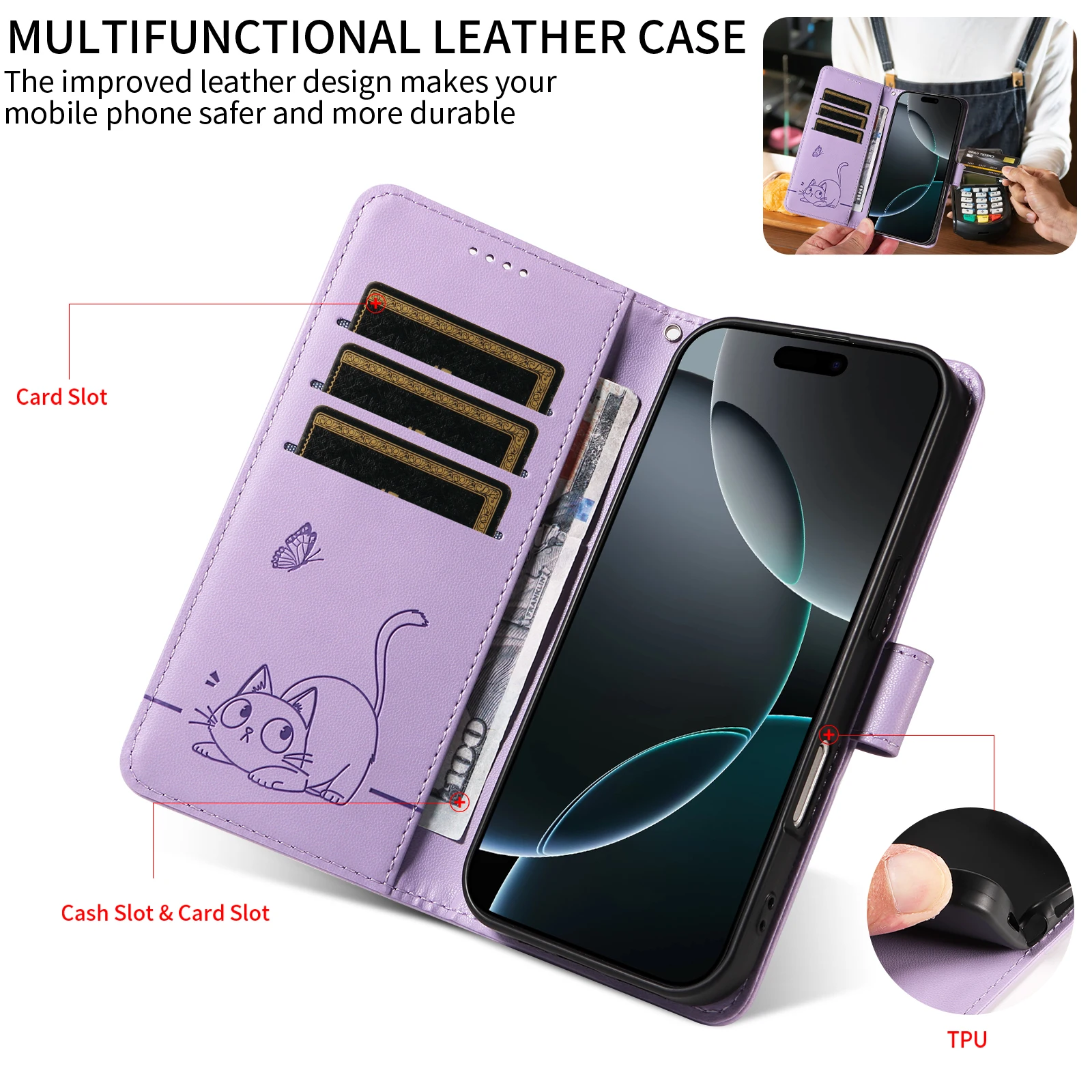 Leather Wallet Case