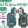 USB شحن ميناء مجلس النسخة الأمريكية حوض موصل الكابلات المرنة لسامسونج S928U S918U S908U S906U S23 S24 الترا S22 زائد S21 FE