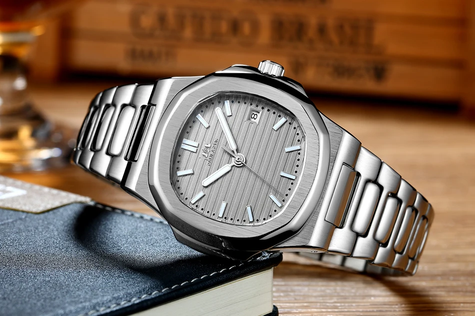 2022 New Automatic Mens Watches Business Sport Mechanical Watch Fashion Business Stainless Steel AAA Clocks Relógio Masculino