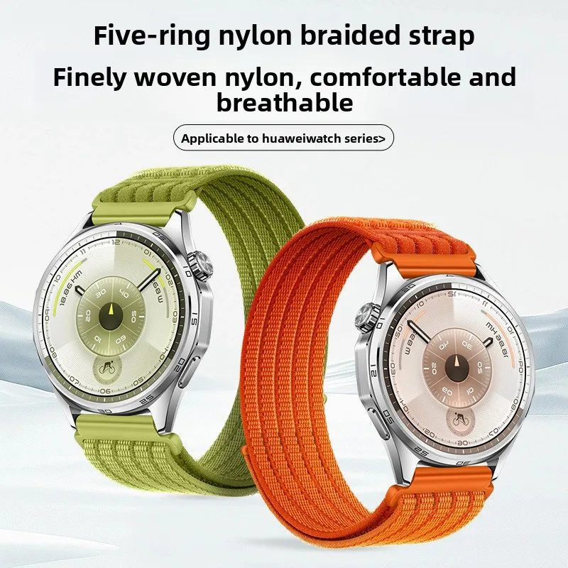 Premium Nylon Wristband Strap - 20/22mm Adjustable Watch Band