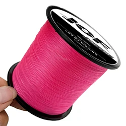 JOF X8 Enhanced Super Strong 8 - Strand Multifilament Fishing Line - 500M - 0.50MM - 78LB (Pink)