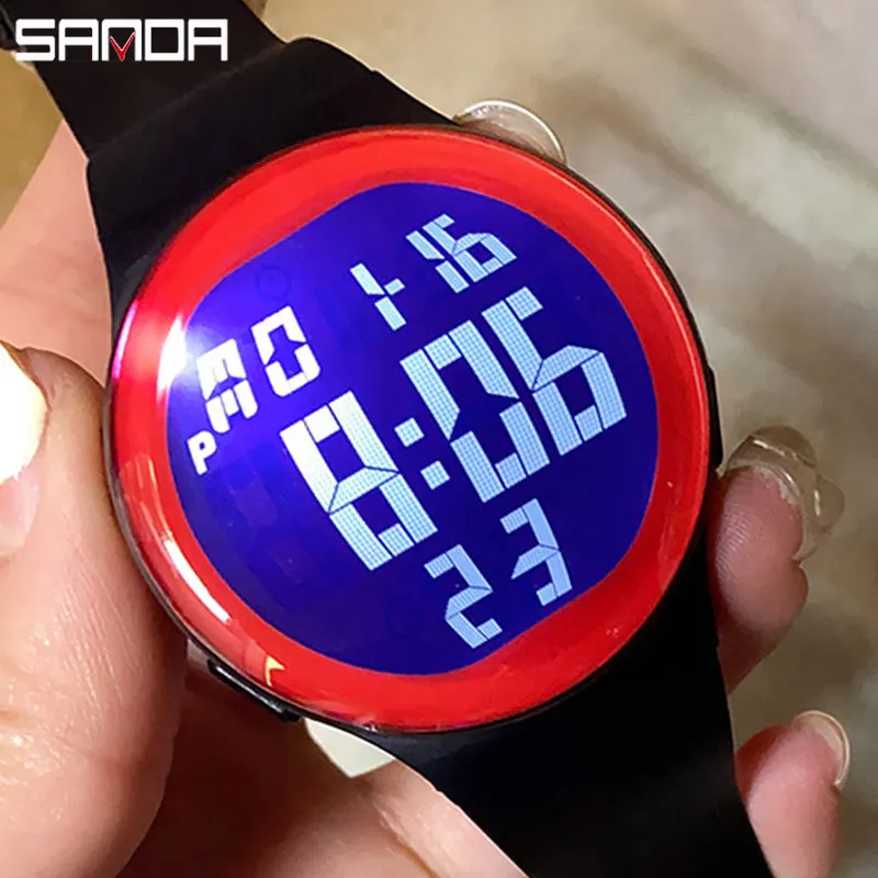 Sanda Big Numbers Full Size Digital Watch Easy To Read 5atm Waterproof sanda-big-numbers-full-size-digital-watch-easy-to-read-5atm-waterproof