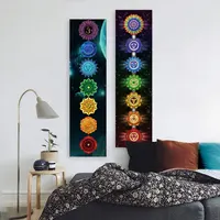 Colorful Mandala Chakra Tapestry Wall Decoration Hippie Bohemian Chakra Starry Sky Wall Hanging For Yoga Meditation Home Decor - Image 3