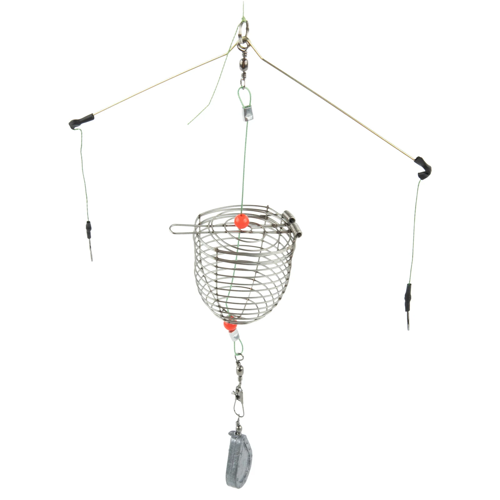 

Клетка для приманки, клетка для приманки, спортивные товары, прочная клетка из нержавеющей стали для ловли лошадей, клетка для рыбы, Клеммная снасть для проводов с защитой от намотки