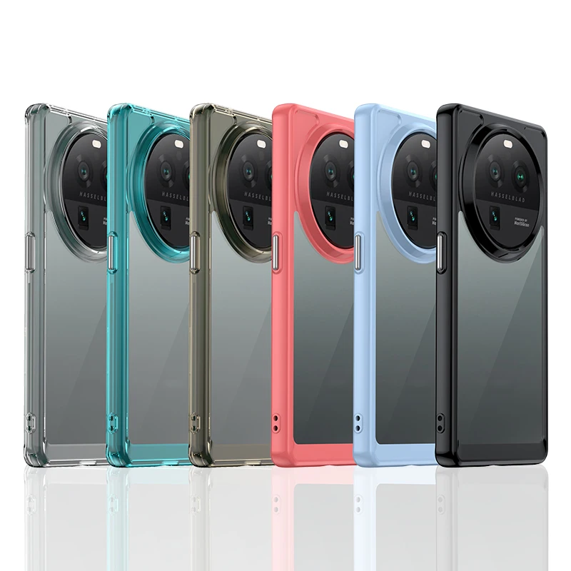 Custodia Trasparente Per Oppo Find X6 Pro Custodia Per Oppo Find X6 Pro Cover Funda Hard Traslucido Antiurto Paraurti Per Telefono Oppo Find X6 Pro