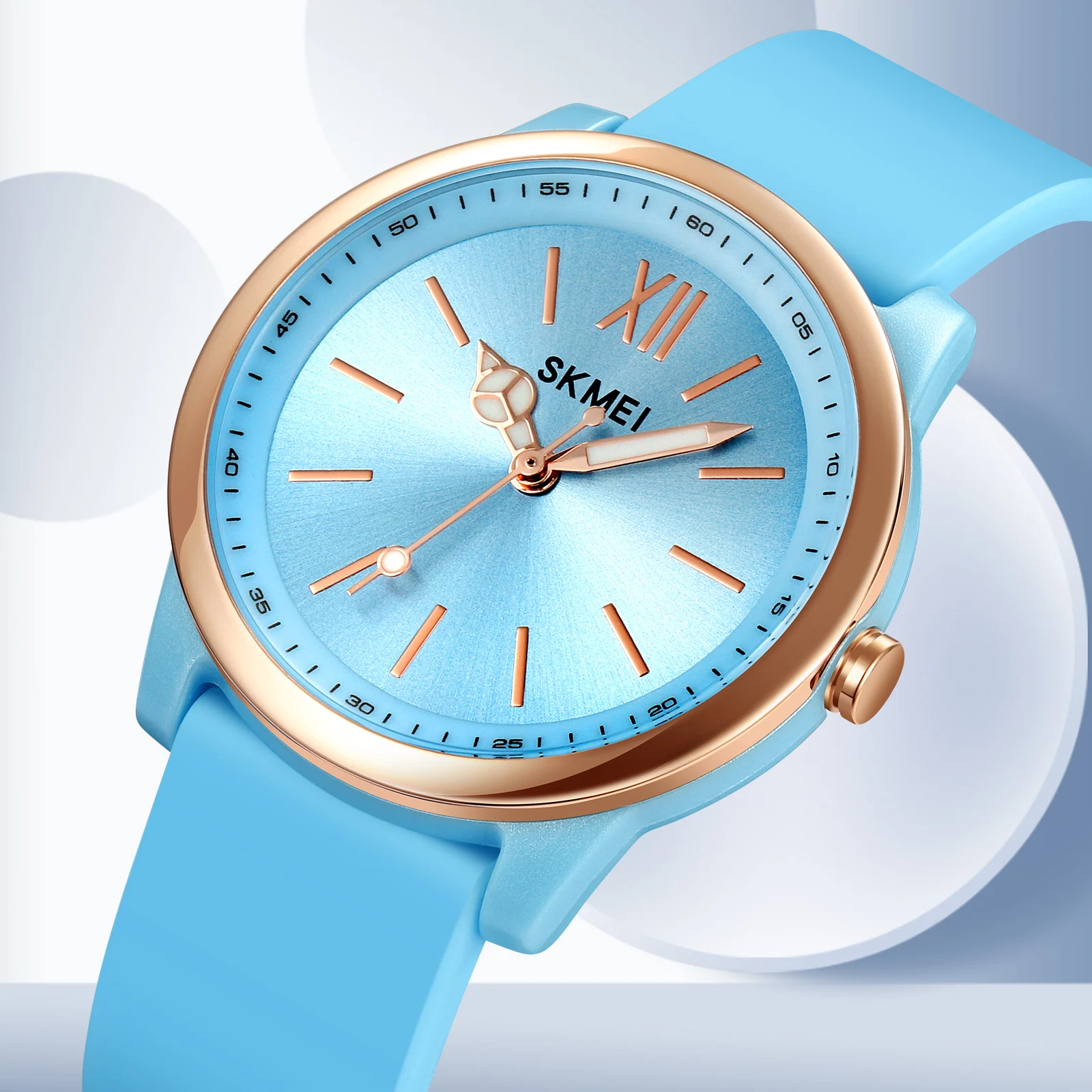 SKMEI Fashionable Simple And Elegant Ladies' Watch Texture Metal Bezel Waterproof Light Luxury Trend Reloj de cuarzo 2008
