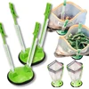 4pcs Baggy Rack Holder For Food Prep Bag plastic Freezer Bag Ziplock Bag Holder Stand Meal Planning prep Bag Holders 1