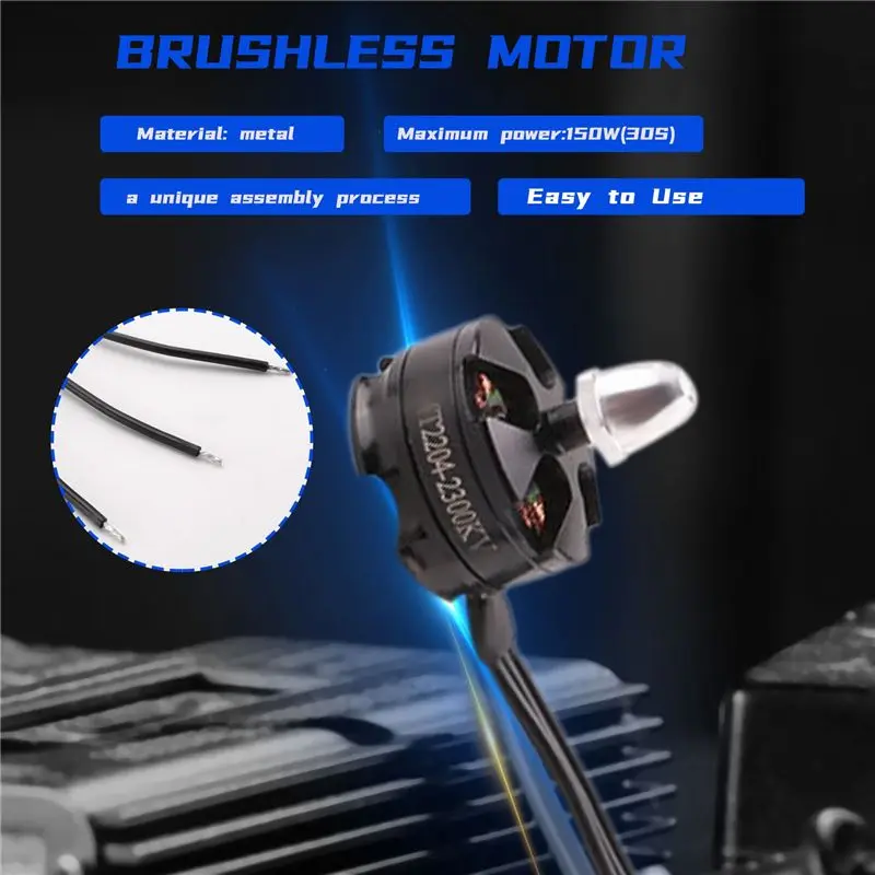 【지금 구매하세요】4개 MT2204 2204 2300KV 브러시리스 모터 CW/CCW 미니 200 210 230 250MM 쿼드콥터 FPV용