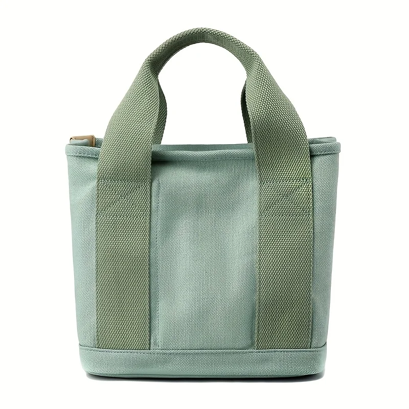 Neue Damenhandtasche aus Segeltuch, einfache und modische Bento-Tasche, Damenhandtasche, handgehaltene Schultertasche, Umhängetasche – Detail 3