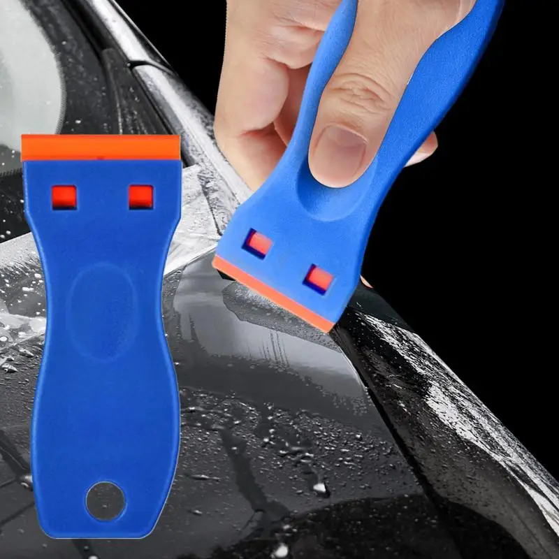 Label Scraper Car Film Peeler Tool Multi-Purpose Cleaning Scraper Adhesive Remover for Stickers Decal Cleaning