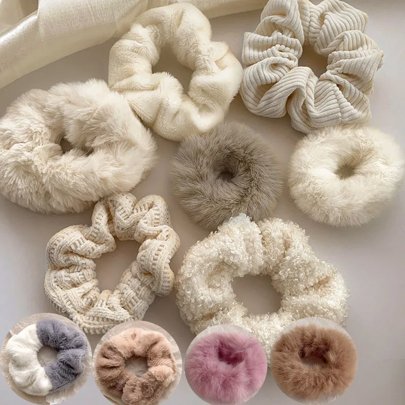 Handmade Cotton Elastic Hair Rubber Bands/Scrunchie Ties