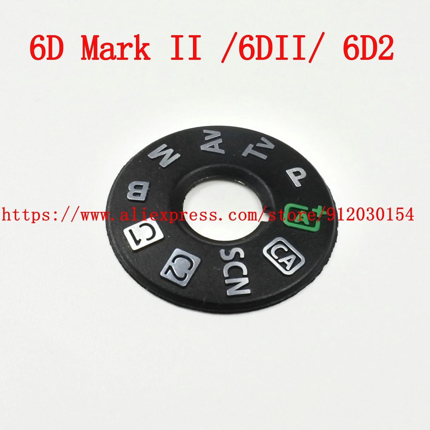 캐논 EOS 6D 마크 II 6D2/ 7D 마크 II 7D2 / 5DS 5DSR 카메라 수리 부품용 새 상단 커버 기능 다이얼 모델 버튼 라벨