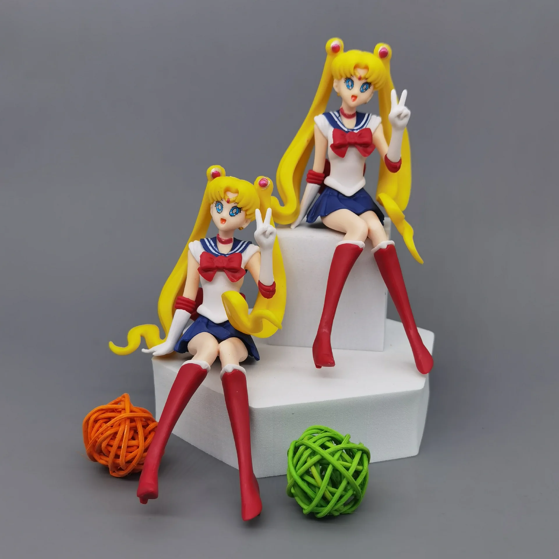 10Cm Japanese Sailor Moon Anime Figure Mercury Venus Jupiter Action Figure Doll Toys For Cake Wedding Decoration