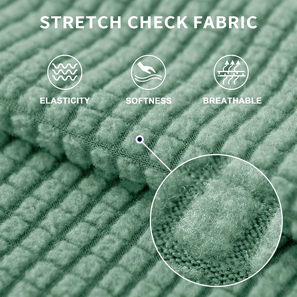 Jacquard Sofa Seat Cushion Cover Polar Fleece Sofa Cover Stretch Washable Removable L Shape Corner Sofa Slipcover For Home Decor 3