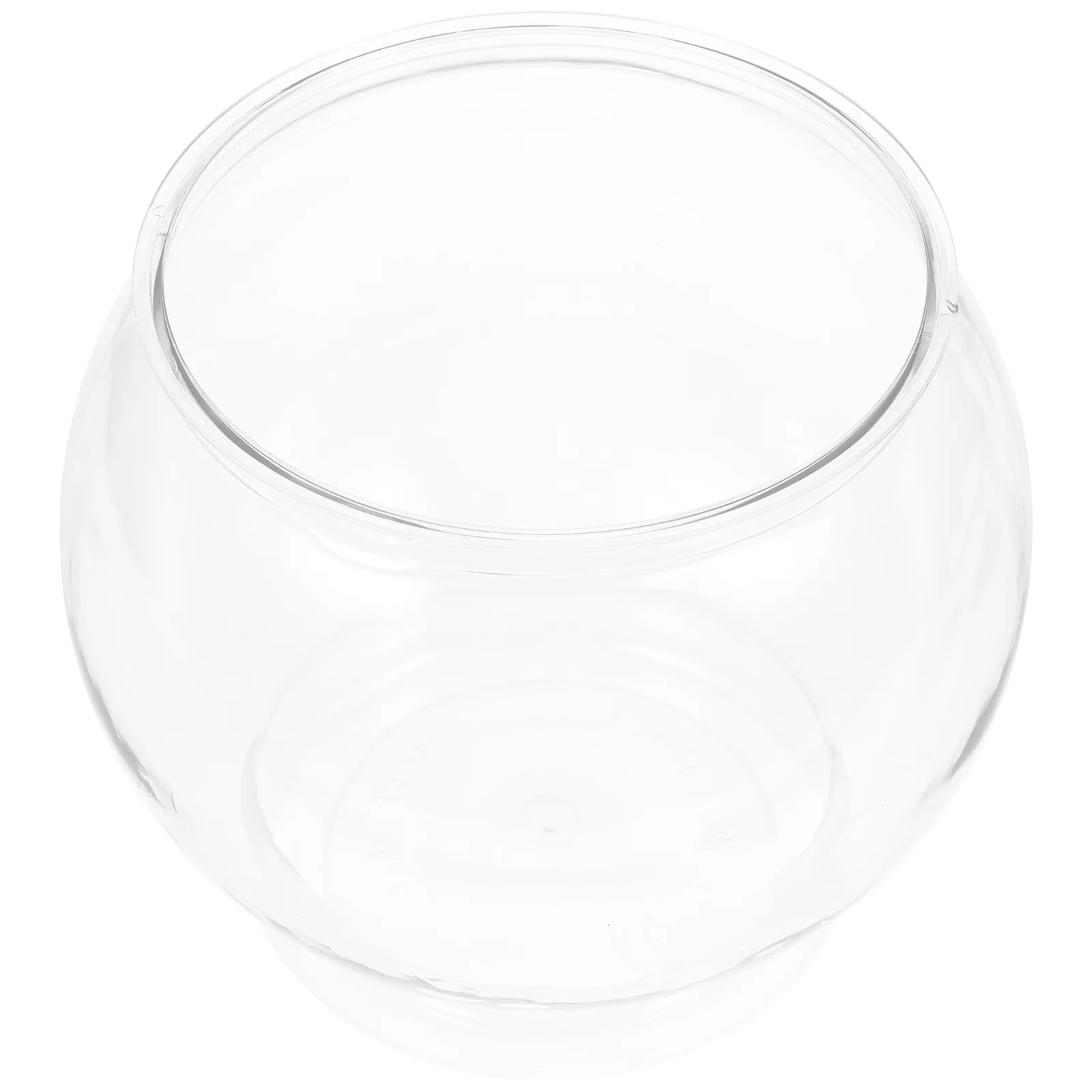 

Fish Bowl Plastic Transparent Round Fish Tank Desktop Small Aquarium Clear Bubble Bowl Goldfish Turtle Tank Hydroponic