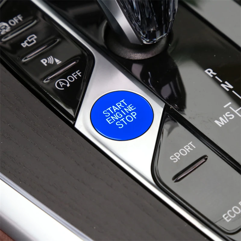 

One-Click Start Decoration Stickers Start Up Engine Button Decal For BMW G20 G05 G06 G07 G14 G29 F40 F44 red black blue yellow